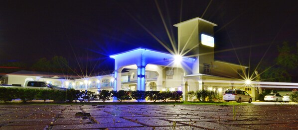 Front of property – evening/night