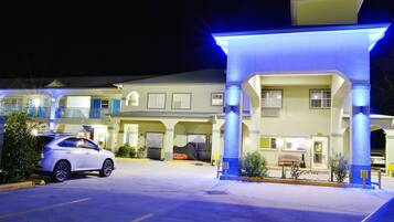 Front of property – evening/night