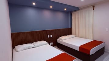 Quadruple Room | Premium bedding, individually furnished, iron/ironing board, free WiFi