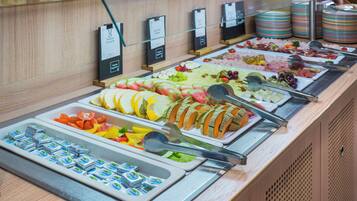 Daily buffet breakfast (EUR 18 per person)
