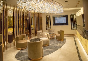 Sala de estar en el lobby