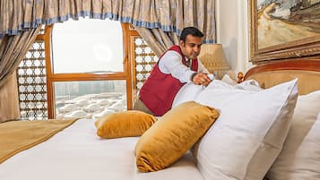 Cadar kapas Mesir, peralatan tempat tidur premium