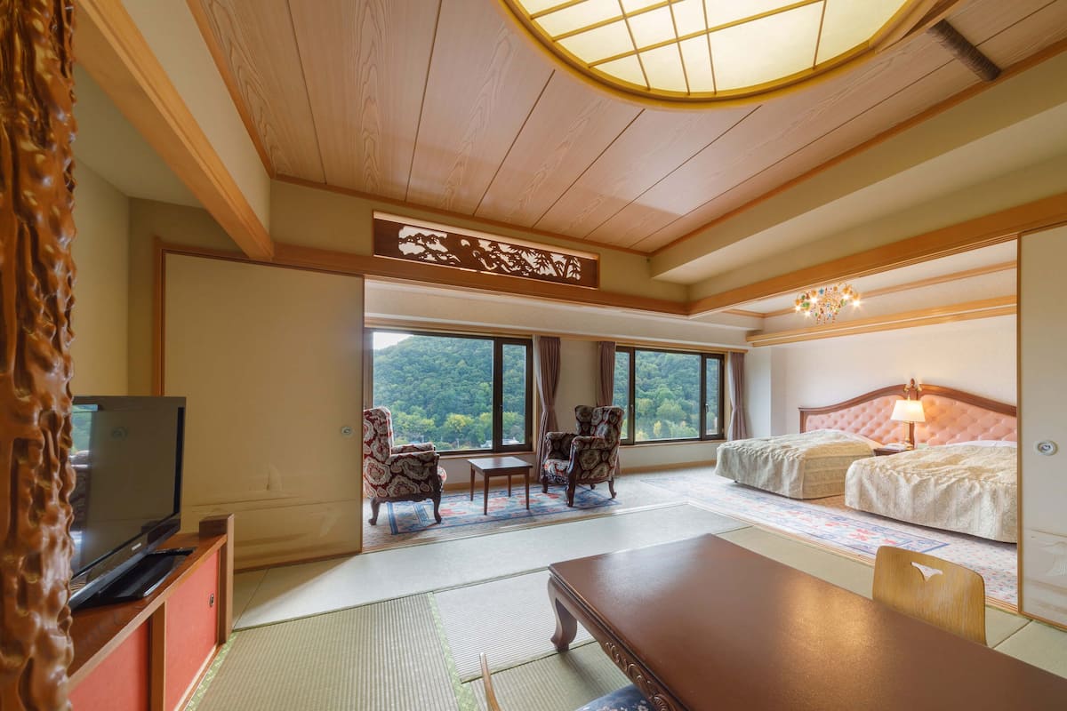 Annex Building Japanese Western Style Room Non-Smoking | 1 bedroom, down comforters, in-room safe, free WiFi