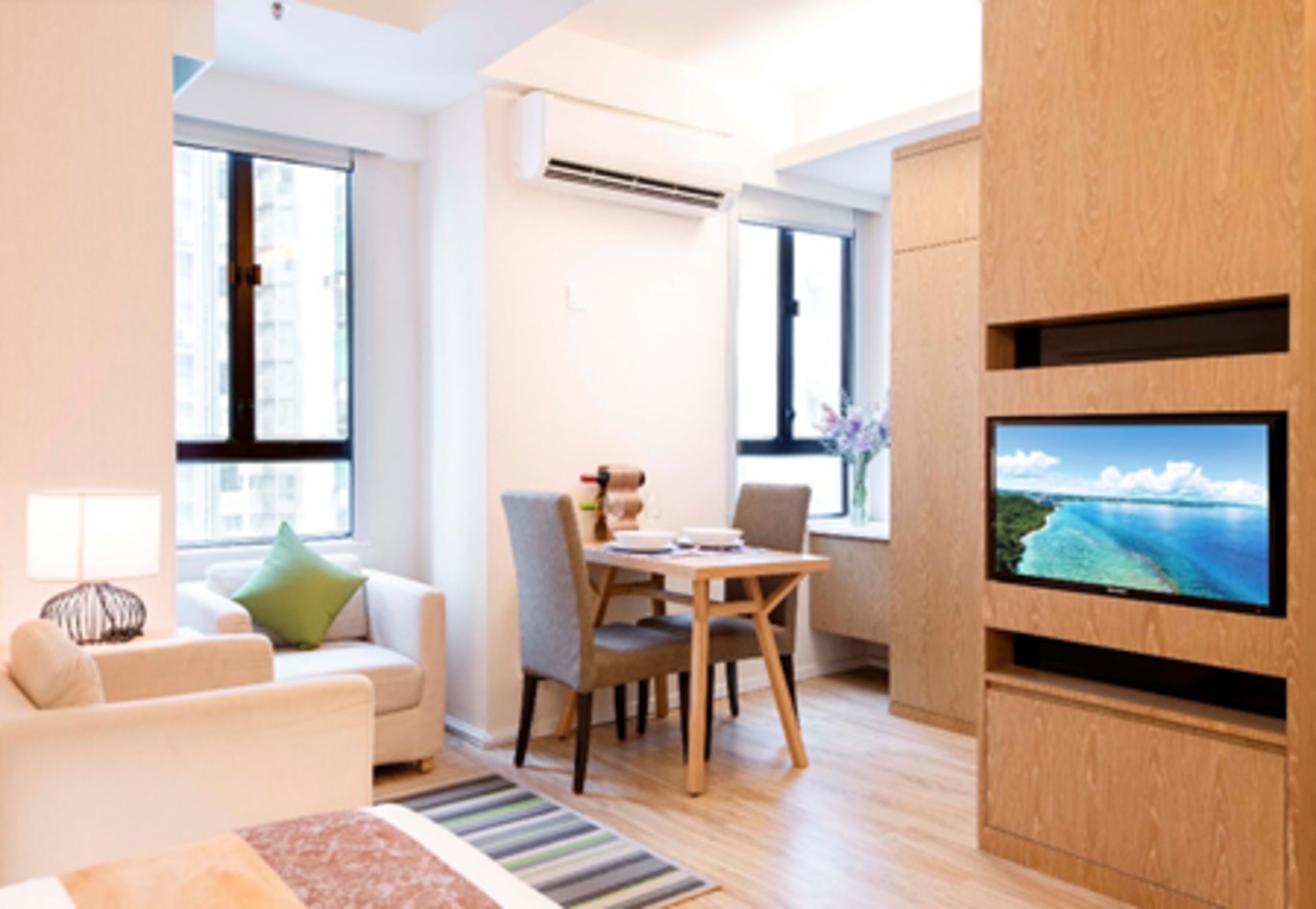 Studio | Kostenlose Minibar, Zimmersafe, laptopgeeigneter Arbeitsplatz