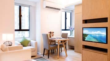 Studio | Kostenlose Minibar, Zimmersafe, laptopgeeigneter Arbeitsplatz