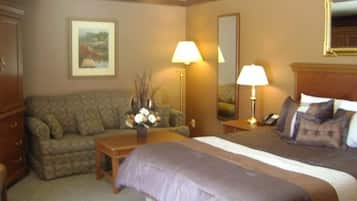 Skrivebord, strygejern/strygebræt, gratis Wi-Fi, sengetøj