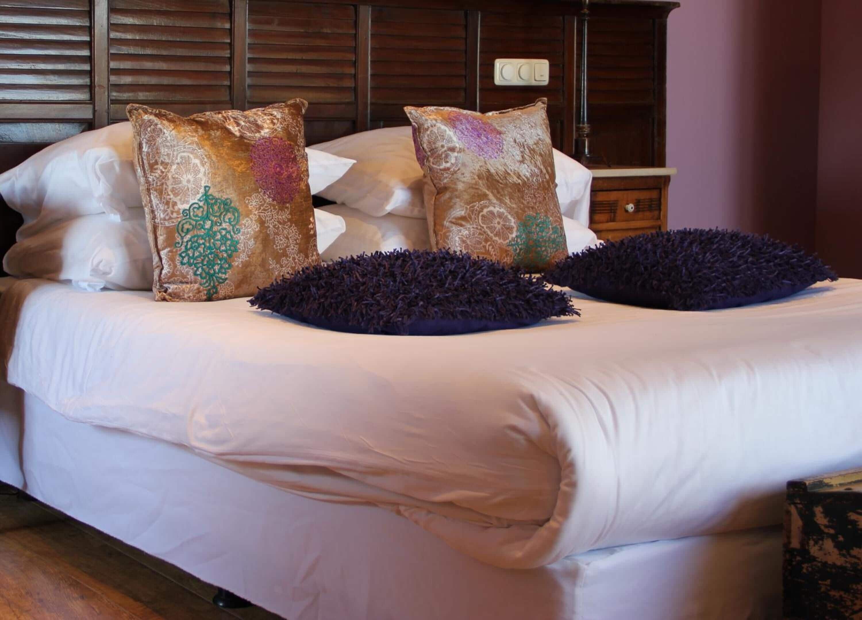 pillow-top beds, individually decorated, individually furnished, desk