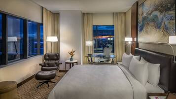 Premium bedding, minibar, in-room safe, desk