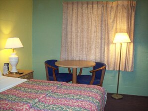 Free WiFi, bed sheets