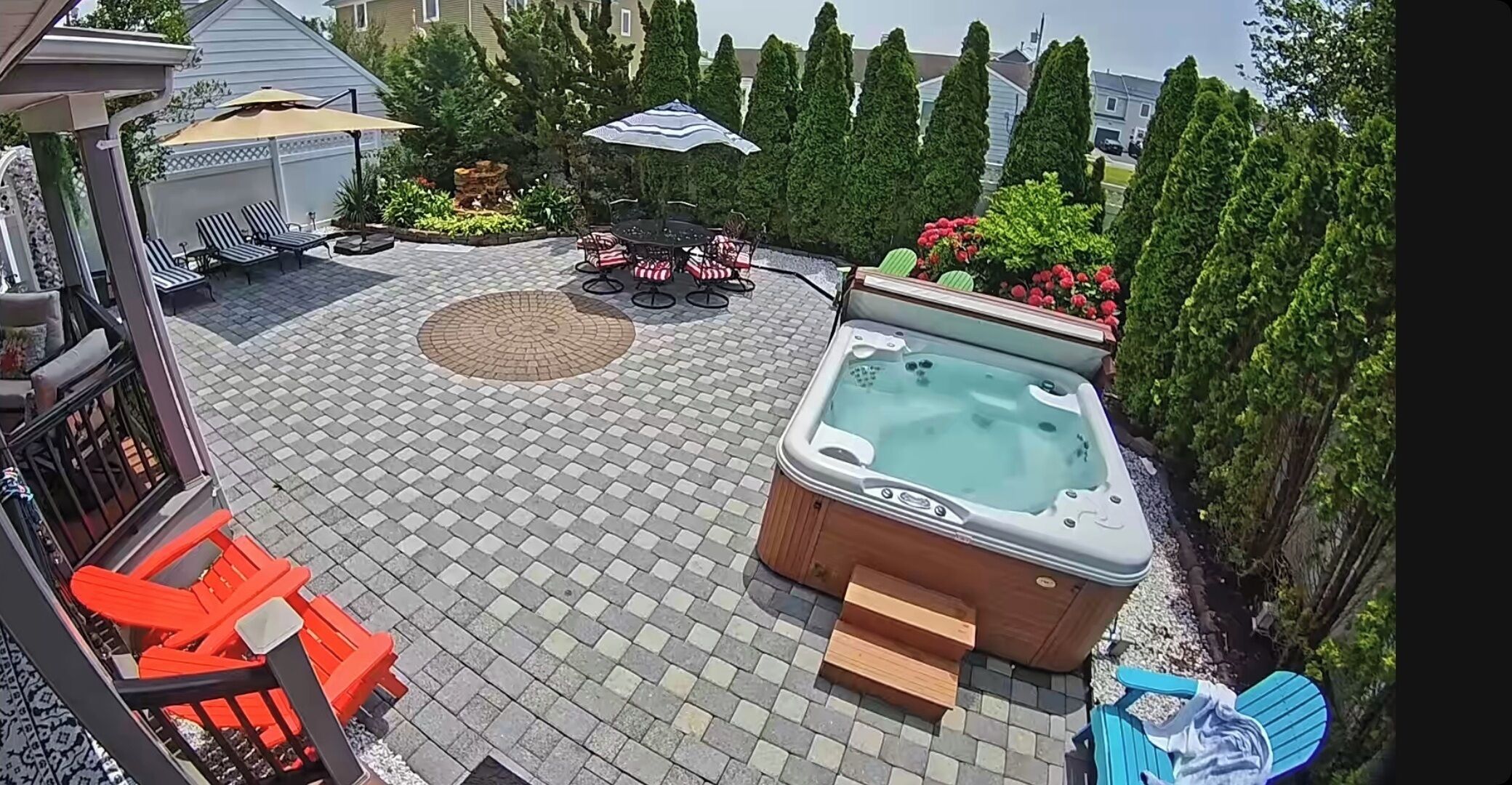 2 short blocks  to the beach. Huge  house with outdoor jacuzzi.  4 bdrm/ 3 bath
