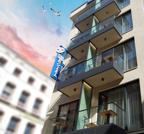 Fassade der Unterkunft