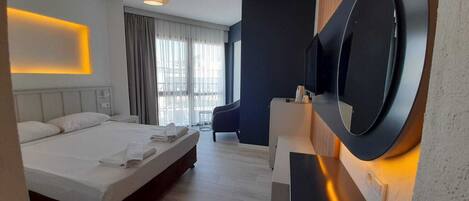 Suite Standard, 1 letto matrimoniale, vista giardino | 1 camera, Wi-Fi gratuito, lenzuola