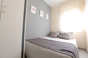 1 soverom og sengetøy