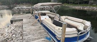 The Sniderhaus with beautiful sunsets and trails nearby.  A large dock. 