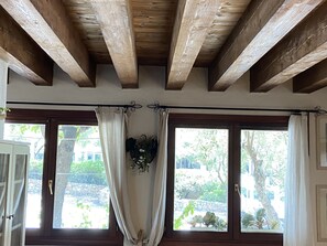 Blick von der Unterkunft