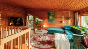 TV connectée, cheminée