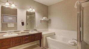 Shower, towels
