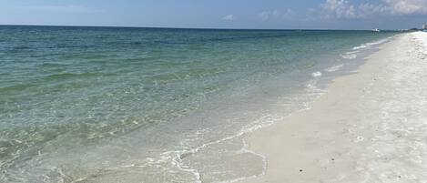 Sun loungers, beach towels