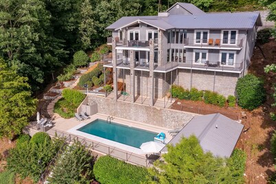Expansive Retreat with Heated Pool & Gorgeous Views