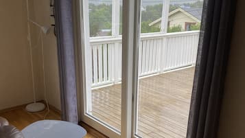 Vue depuis lâhĂ©bergement