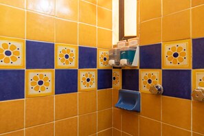 Junior Double Room | Bathroom | Separate tub and shower, hair dryer, towels