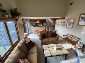 Smart TV, fireplace, video games