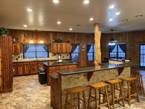 Burn Valley Lodge is a spacious and fun 'resort style' place on 100 Acres