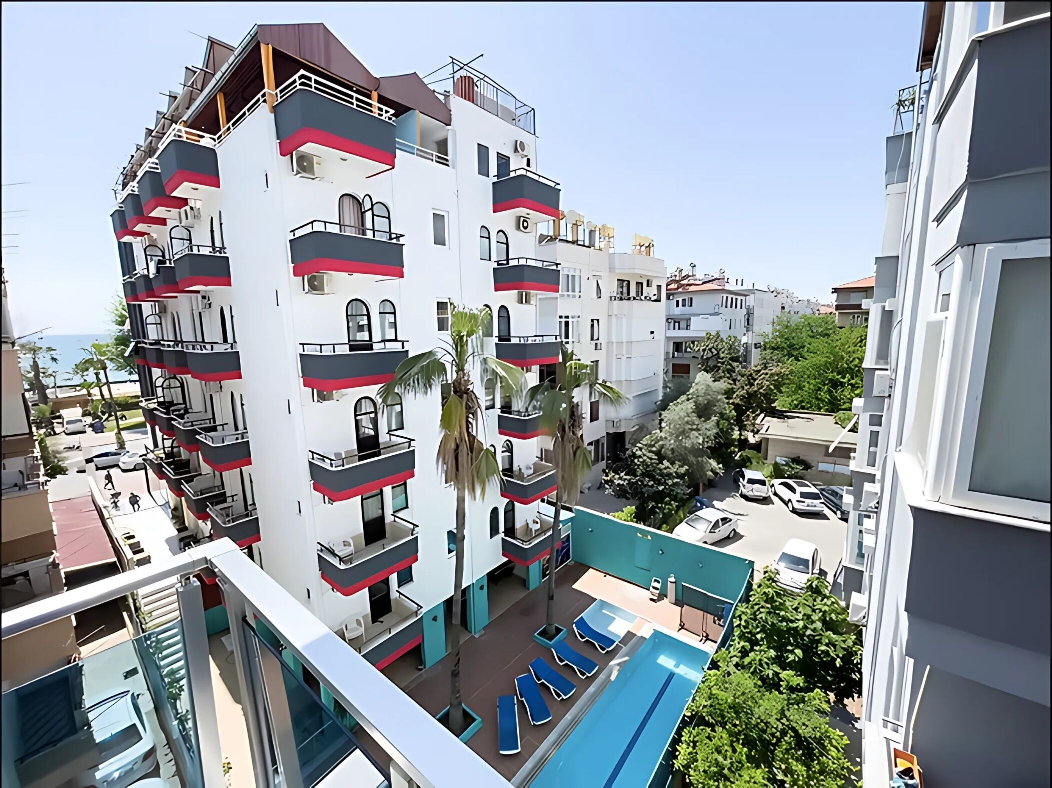 Façade de l’hébergement