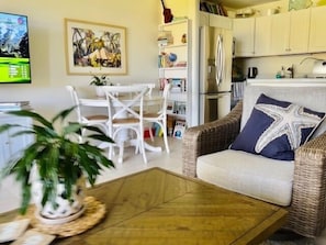 Lejlighed - 1 soveværelse | Stue | Smart-tv