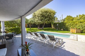 Pool - Villa with 2 bedrooms and 1 bathroom, with terrace, pool and barbecue (Crestatx)