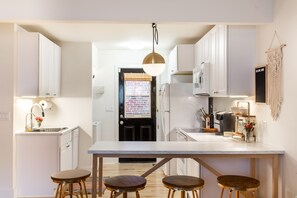 Fridge, microwave, oven, stovetop - The Beryl Lee | Beautiful. Walkable. Best Location (Nashville)