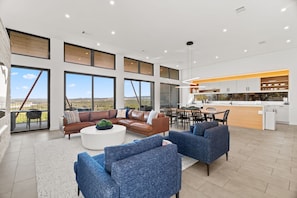 Smart TV, table football, stereo - Award-Winning Modern Lakehouse w/ Private Pool & Sunset Views (Lago Vista)