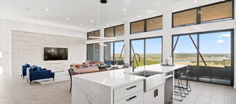 Award-Winning Modern Lakehouse w/ Private Pool & Sunset Views