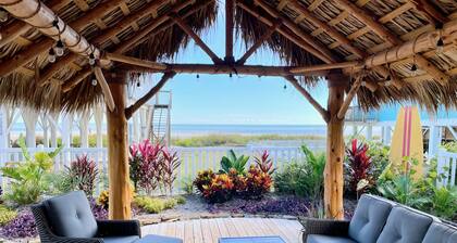 Beach Family Retreat I 5BR I TIKI BAR I Sleeps 15 I Steps to Beach I Ocean Views