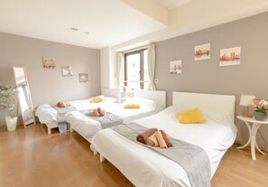 1 多间卧室、办公桌、熨斗/熨衣板、免费 WiFi