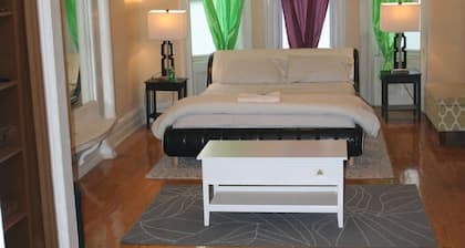 Bright Sunny Spacious 2 BR Corporate Apt in wonderful Brooklyn with WiFi, AC