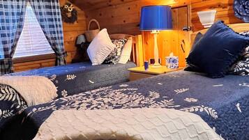 4 slaapkamers, een kluis op de kamer, een bureau