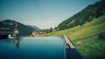 Indoor pool, outdoor pool, open 8:00 AM to 8:00 PM, pool umbrellas