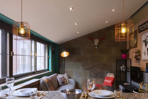 Loft Industrial Junto A LA Plaza Mayor, Wifi, A/A