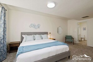 5 bedrooms, iron/ironing board, travel crib, free WiFi