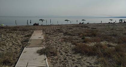 Holiday Home with Garden in front of the pine forest and the beach!