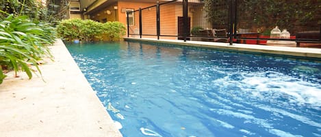 Seasonal outdoor pool
