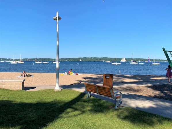 Beach nearby, beach towels