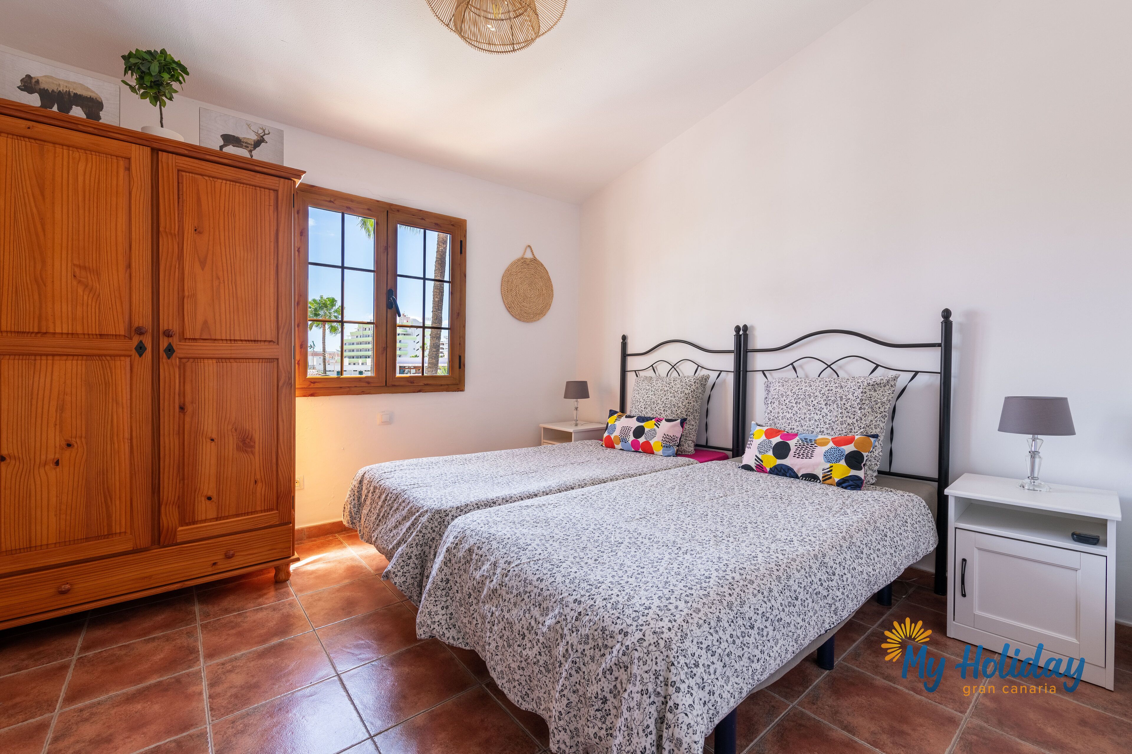 2 slaapkamers, beddengoed