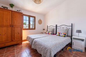 2 slaapkamers, beddengoed