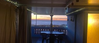 Ocean View House with Panoramic Rooftop in Tamraght