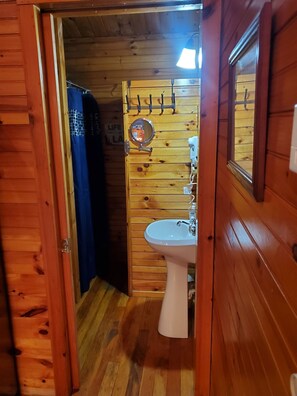 淋浴设施、吹风机、毛巾、肥皂