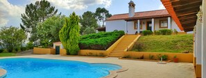 Outdoor pool - Country house with private pool and panoramic views. (Alverangel)