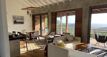 Luxury Villa with Views to Atlantic Ocean and Caribbean Sea