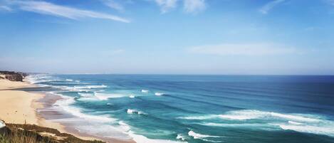 Sun-loungers, beach towels